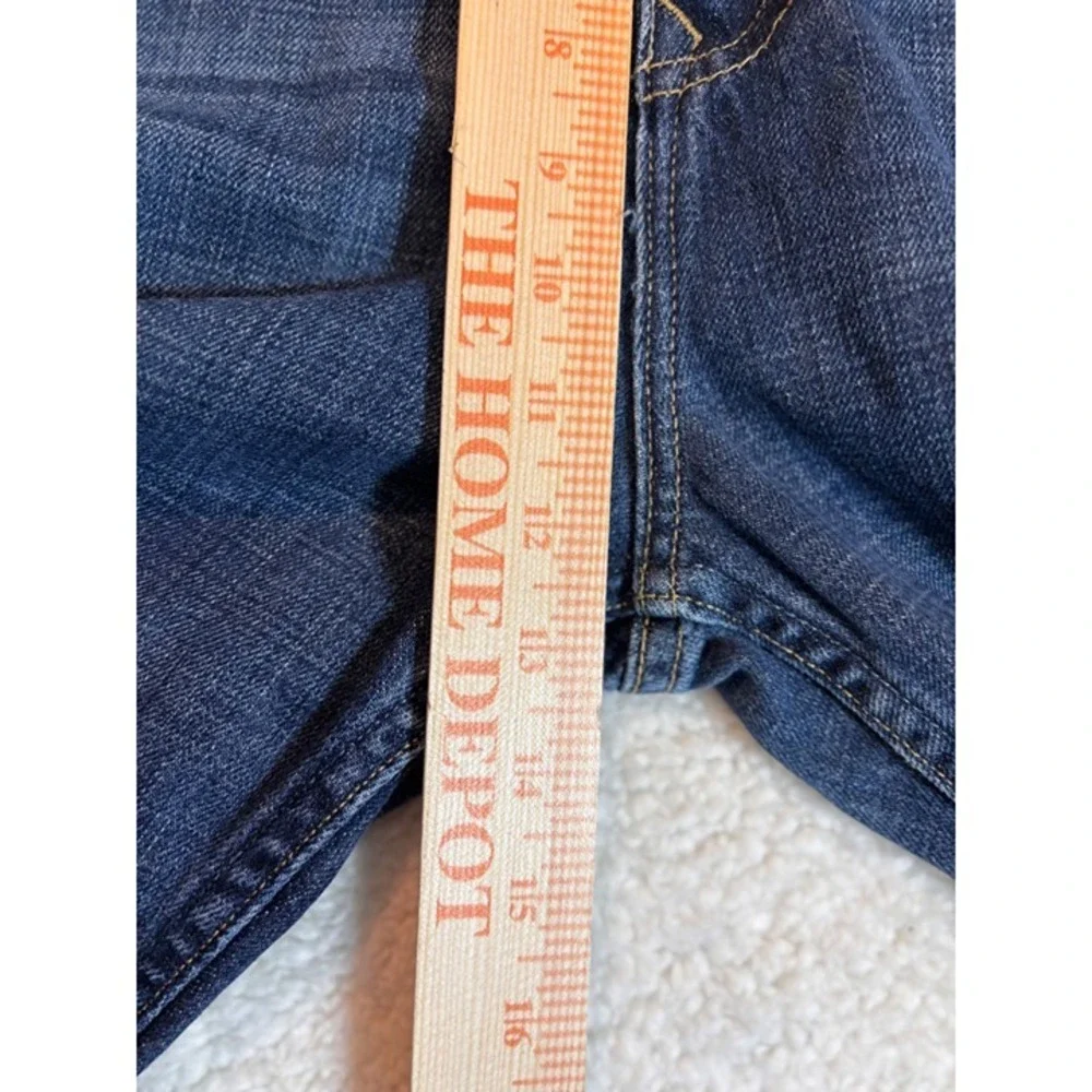 Banana Republic Straight‎ Leg Jeans Mens 36x32 Blue Medium Wash Denim